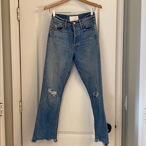 Mother the tripper ankle denim size 25